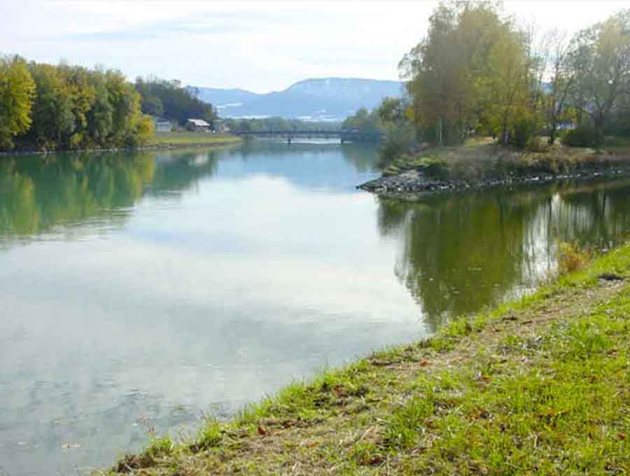Inn bei Schloßberg Rosenheim