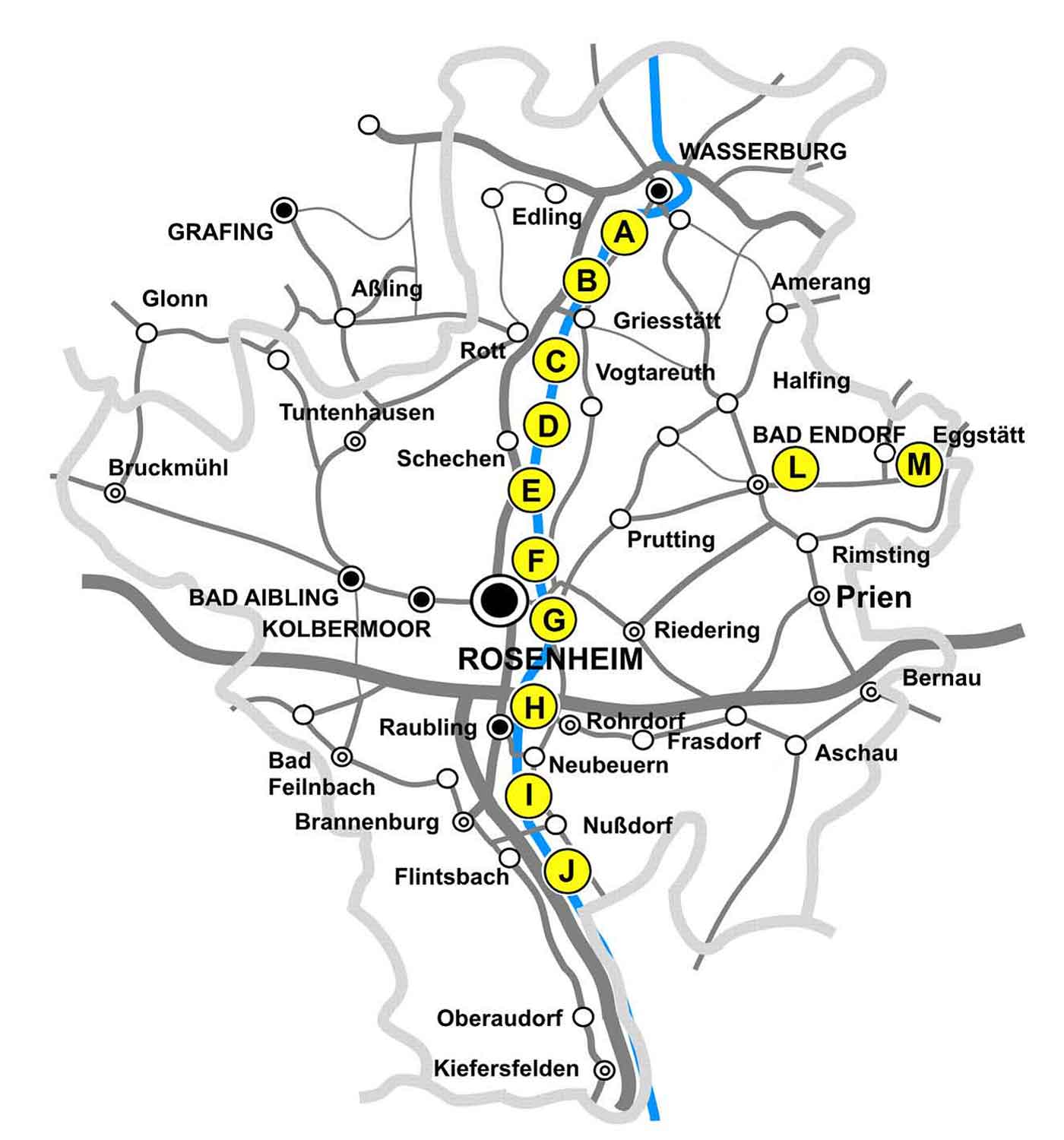 Fischereikarte Kreisfischereiverein Rosenheim